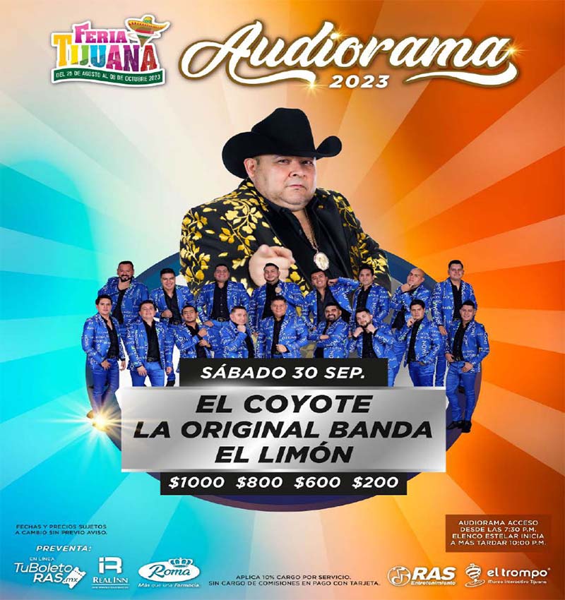 La Original Banda el Limón dará concierto en Tijuana en febrero del 2023